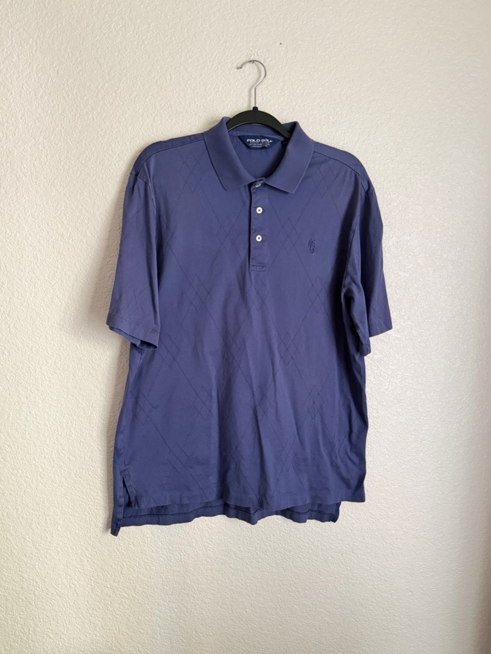 Polo Golf Ralph Lauren Men’s Pima Cotton Short Sleeve Polo Tee L Blue